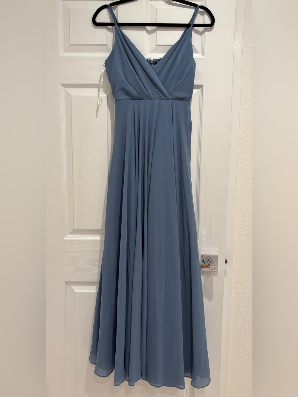 Lulu’s All About Love Slate Blue Maxi Dress